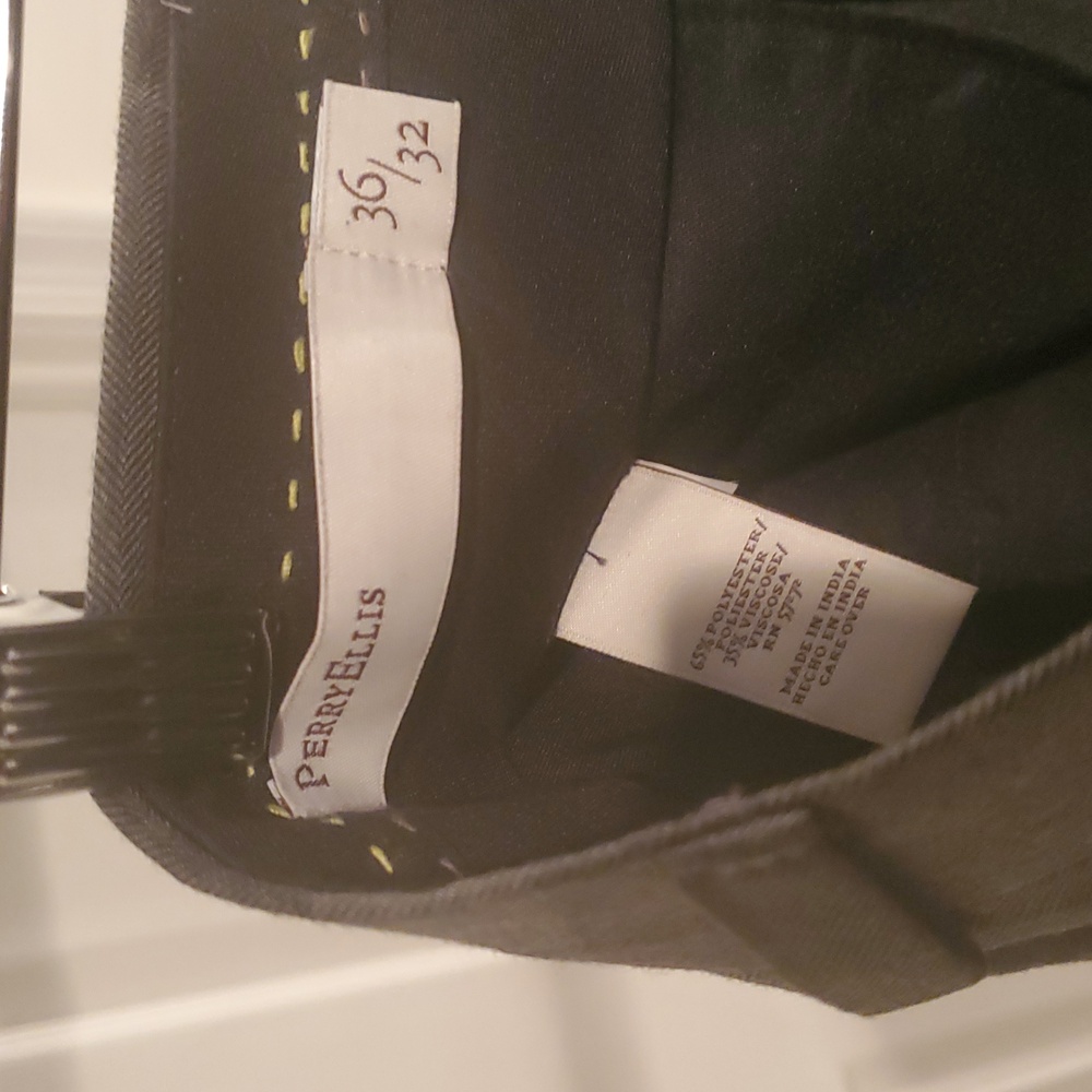 Perry Ellis Charcoal Dress Pants